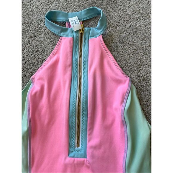 LoveShackFancy X Hurley• Max Colorblock One Piece swim, Large $228 A11 - Picture 5 of 11